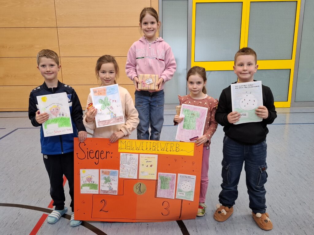 Siegerehrung des Malwettbewerbs – Kreativität wird belohnt