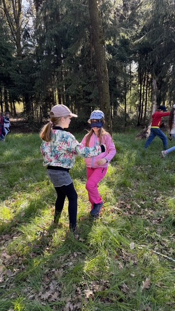 Lerngang in den Wald